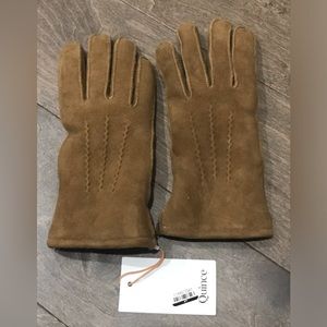 Quince 100% Australian Shearling Gloves in Pecan - Small - NWT